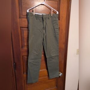 Banana Republic Rapid Movement Chinos Mason Athletic Tapered 31x30 Dark Green